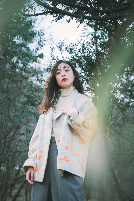 -LAKESIDE- コート col:アイボリー