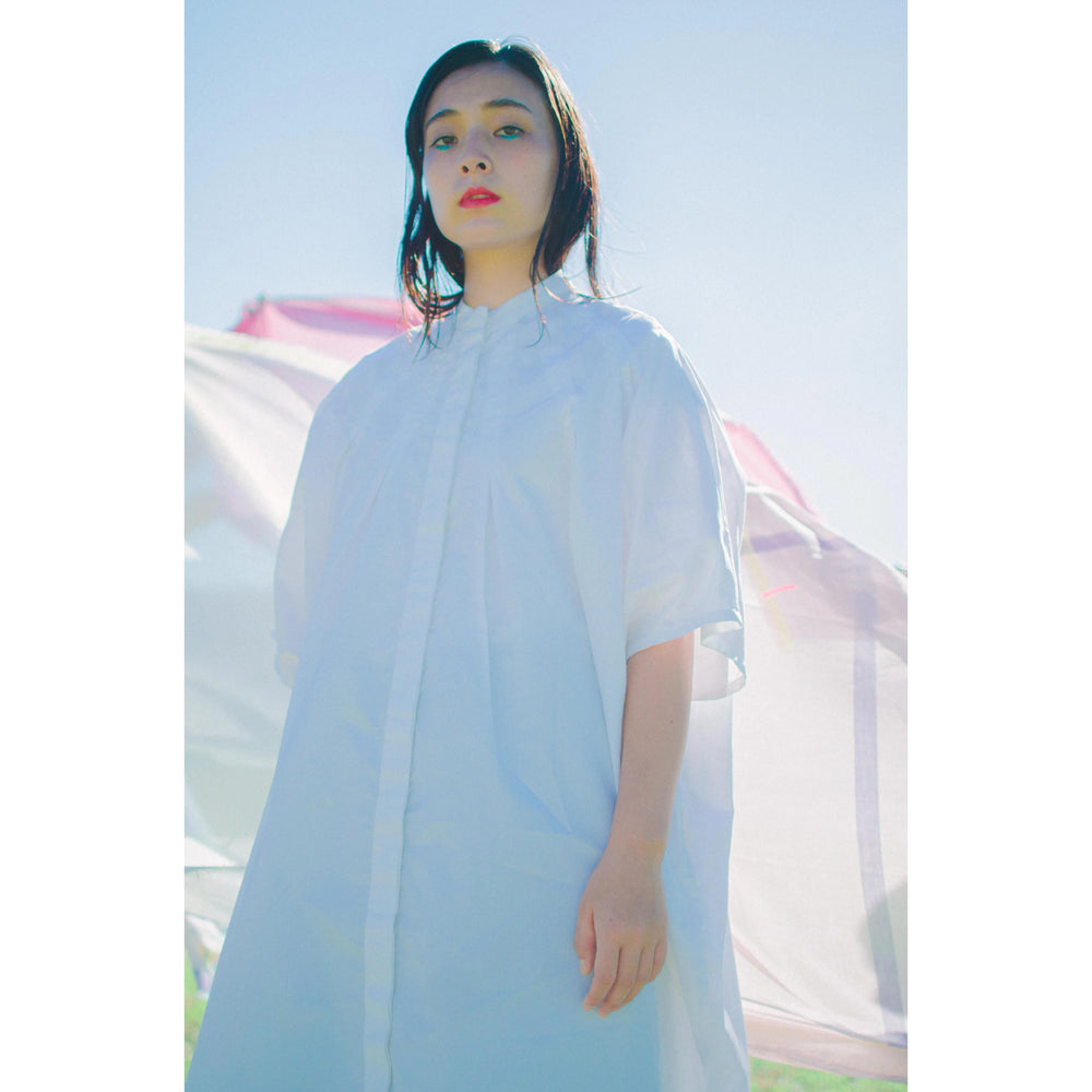 -SUN- シャツワンピース col:ホワイト