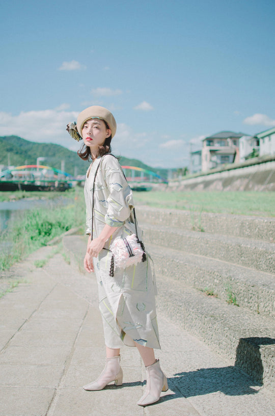 -OSANPO- ワンピース col:ライトカーキ