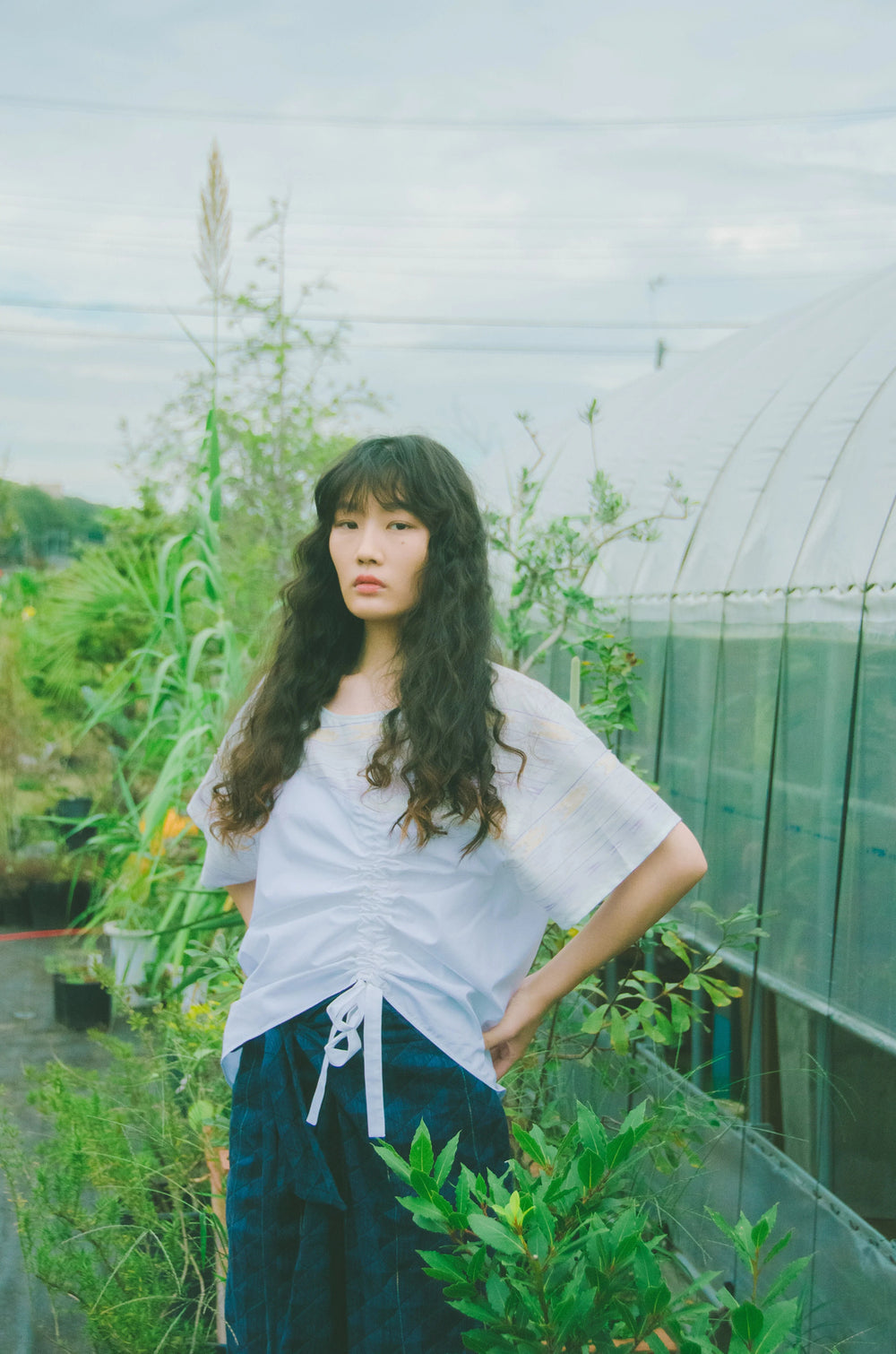 -WATARIDORI- ブラウス col:ホワイト