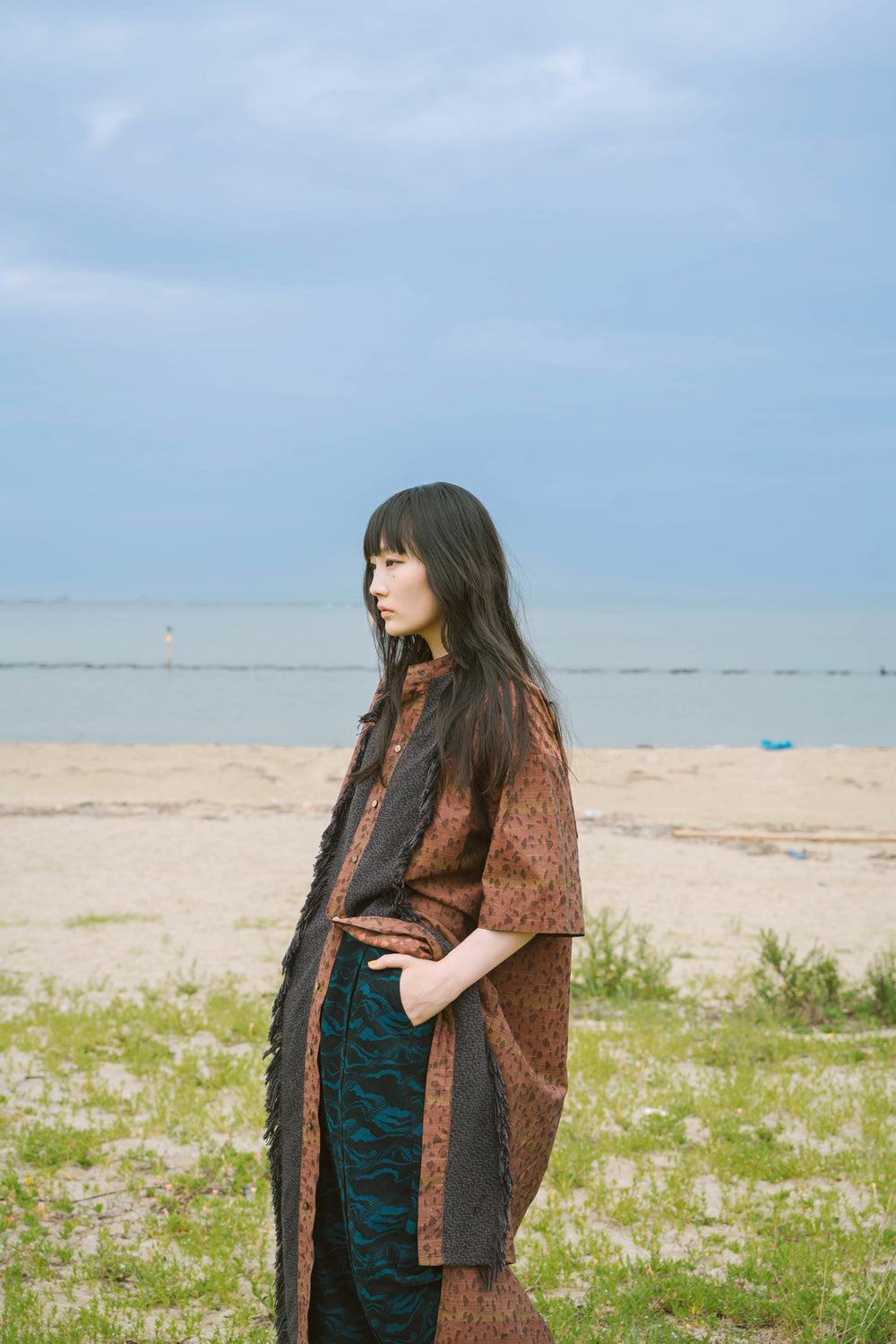 -Tombolo- シャツワンピース col:ブラウン