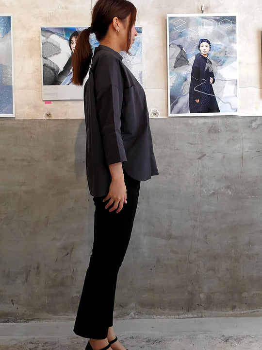 -MIYABI- ブラウス col:チャコール