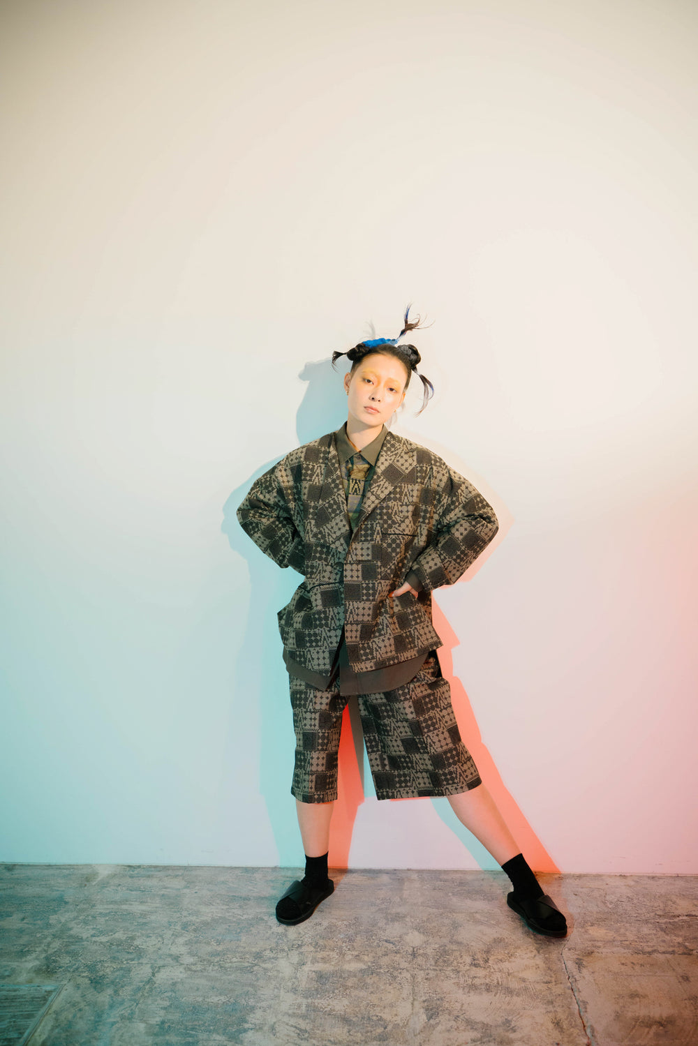 -BuG_2023_alpha- パンツ col:グレー