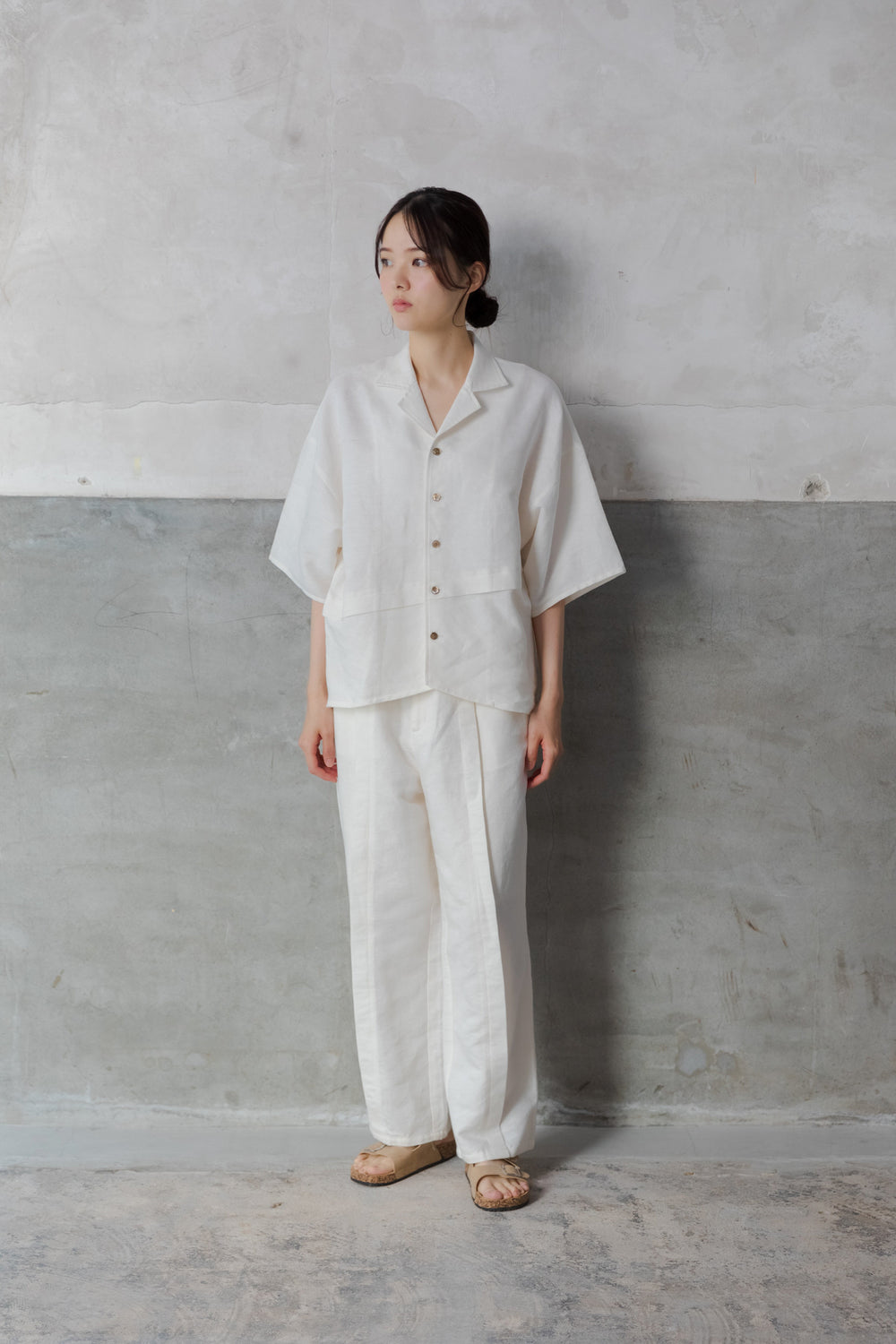 -Sunahama- パンツ col:ホワイト