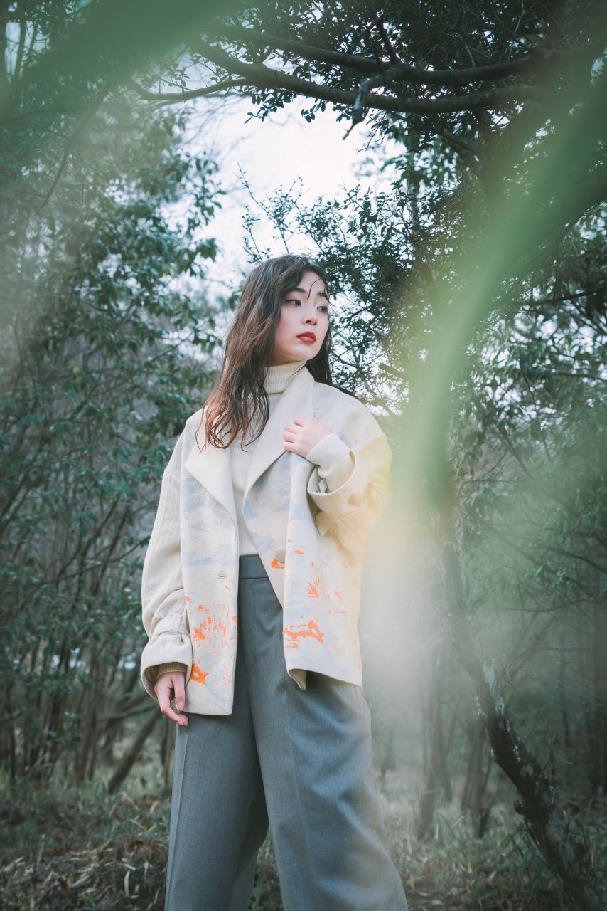 -LAKESIDE-　コート　col:アイボリー