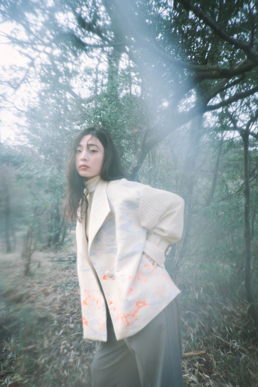 -LAKESIDE-　コート　col:アイボリー