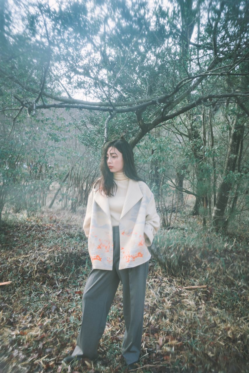 -LAKESIDE-　コート　col:アイボリー