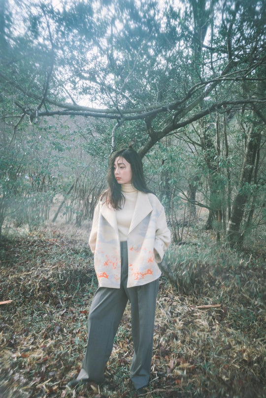 -LAKESIDE-　コート　col:アイボリー