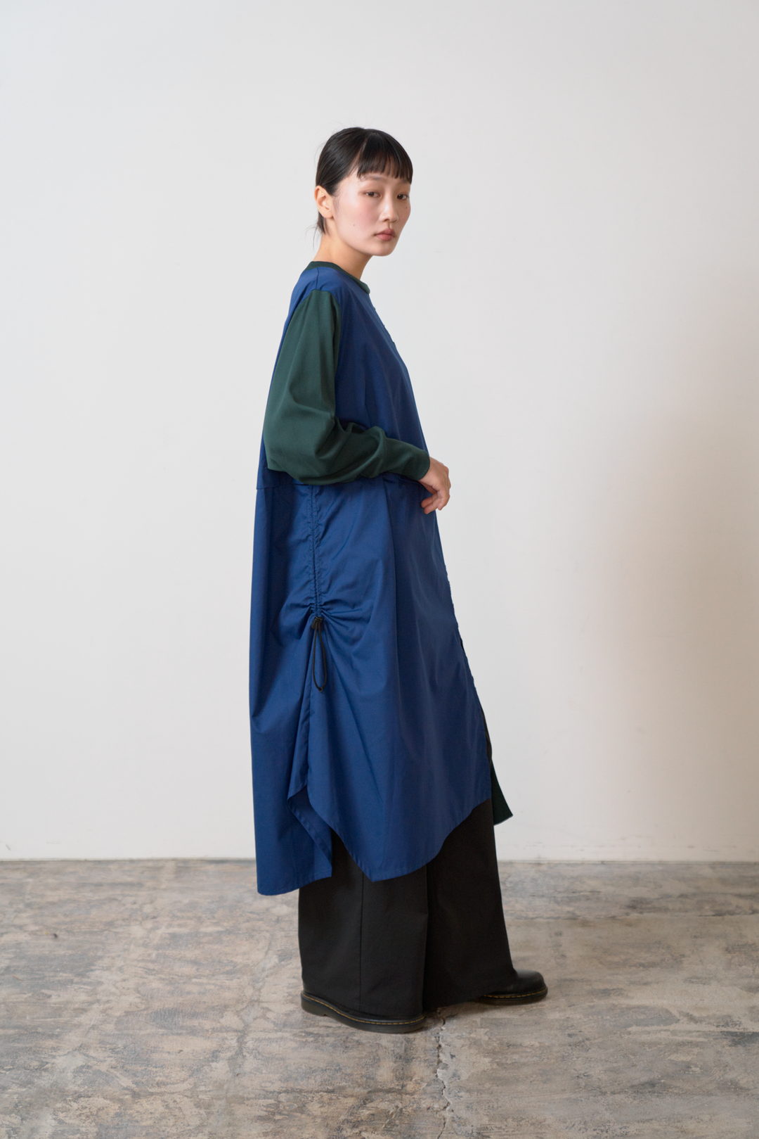 -Diagonal-　ワンピース　col:ネイビー