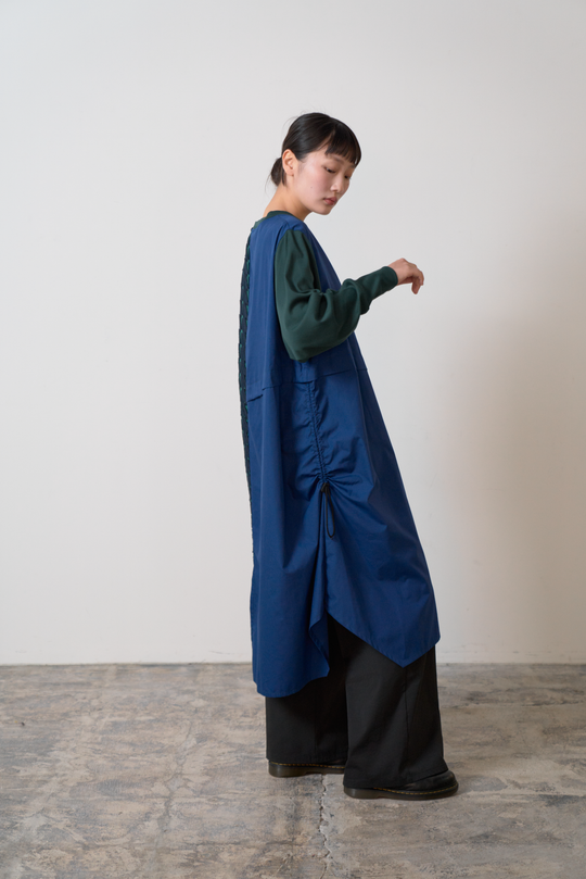 -Diagonal-　ワンピース　col:ネイビー