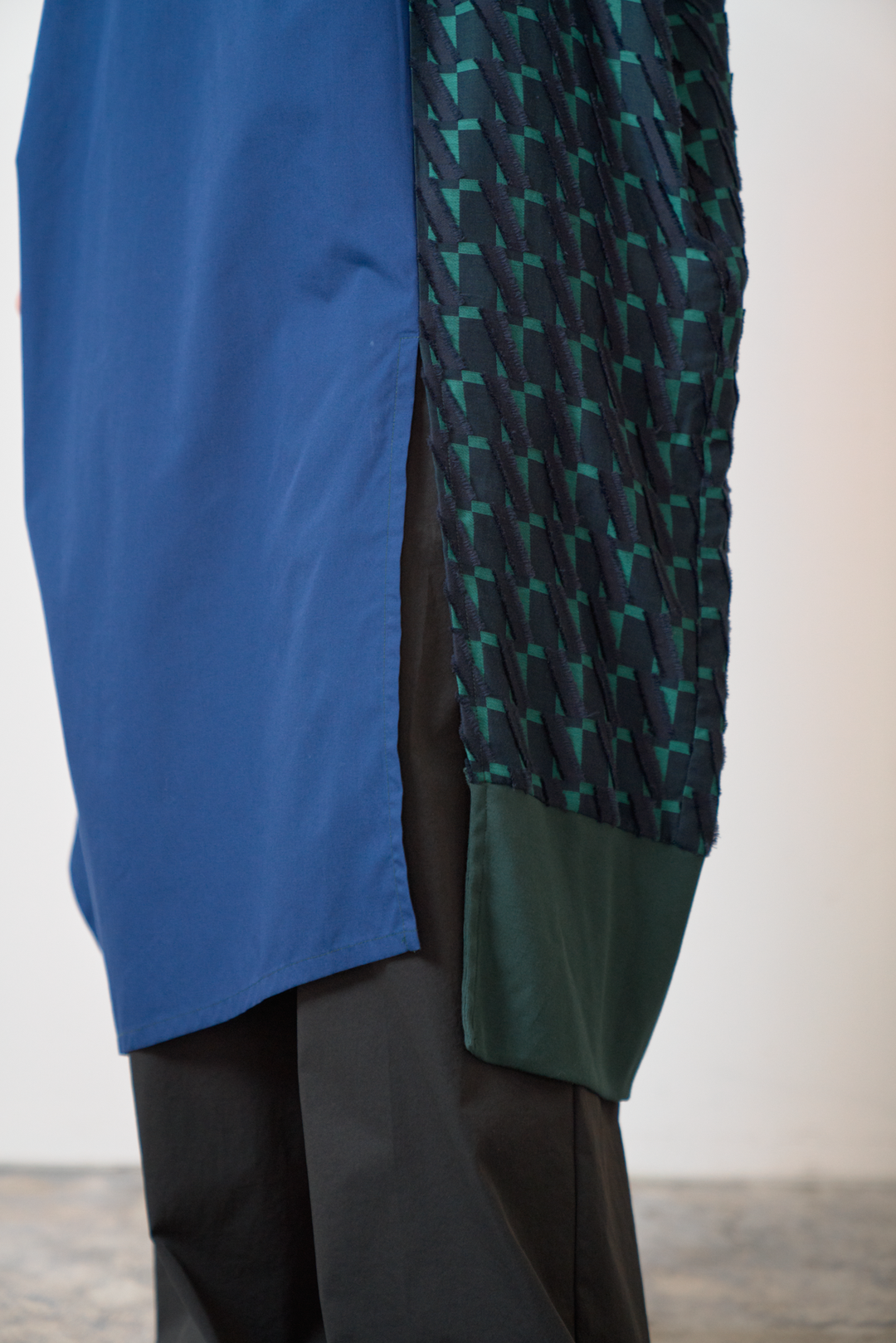 -Diagonal-　ワンピース　col:ネイビー