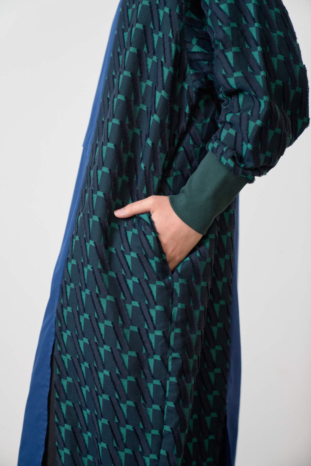 -Diagonal-　ワンピース　col:ネイビー