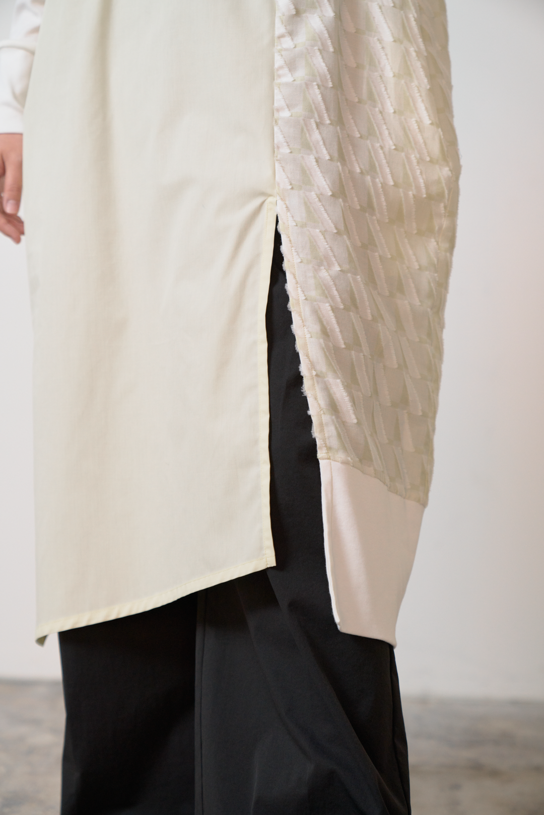 -Diagonal-　ワンピース　col:イエロー