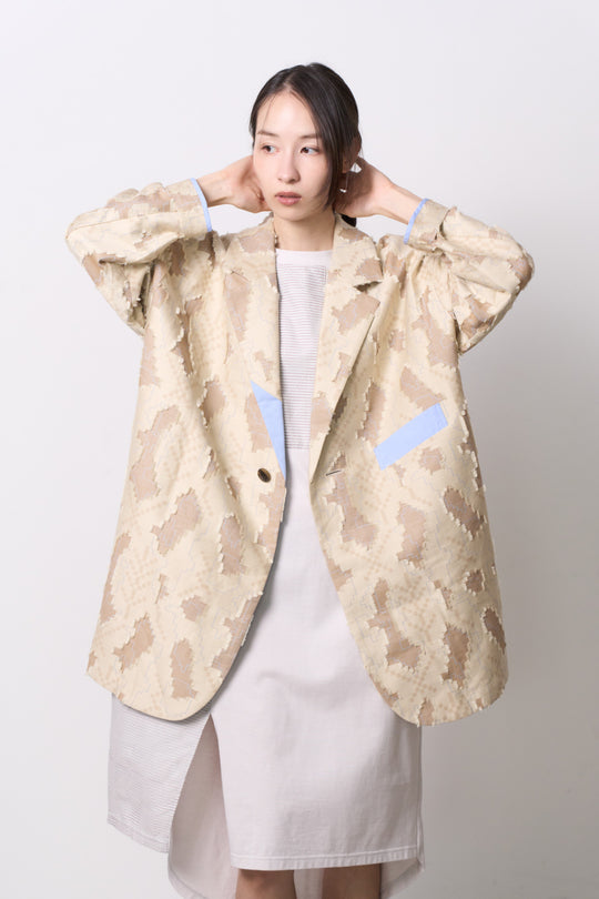 -KASEKI-　ジャケット　col:ベージュ