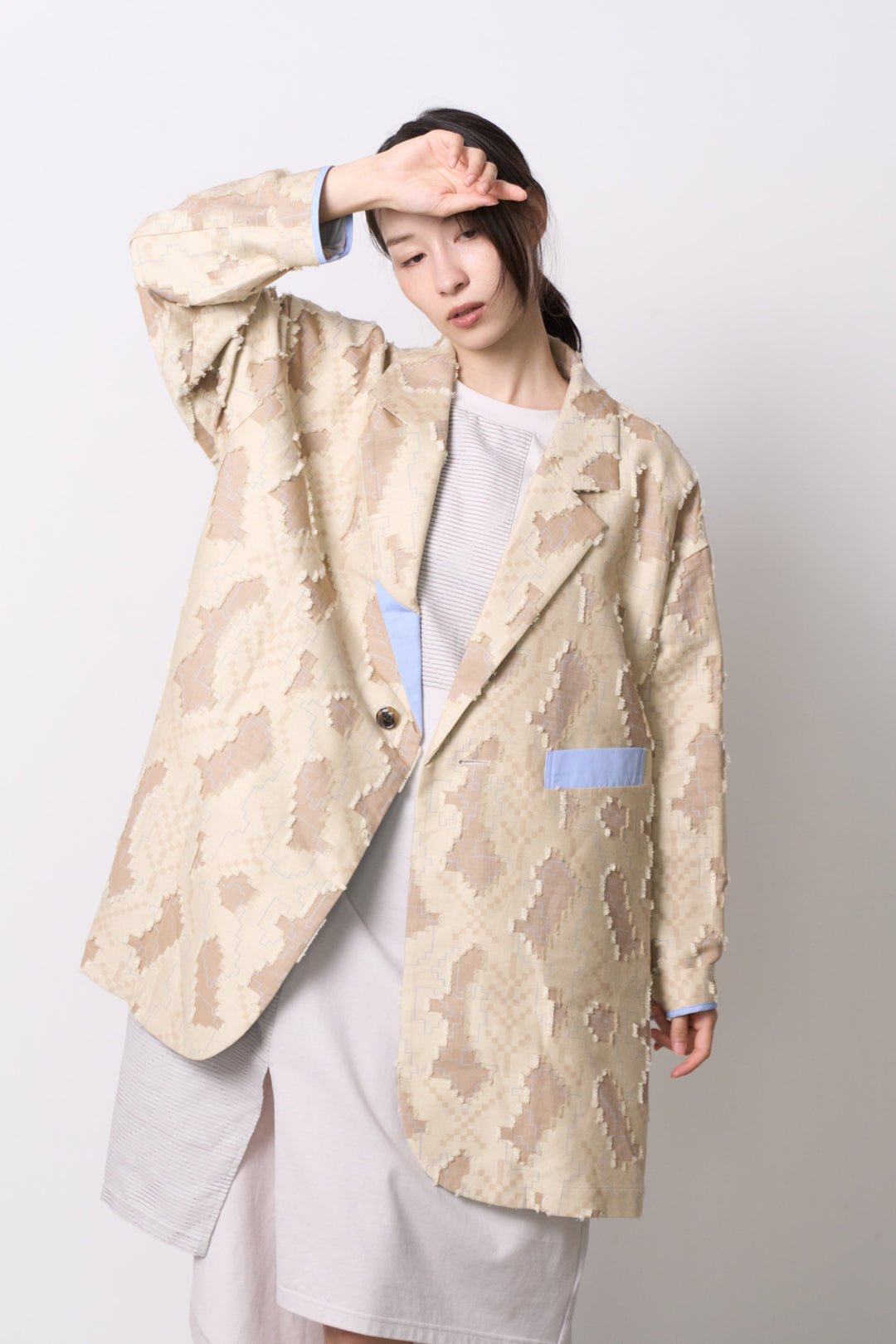 -KASEKI-　ジャケット　col:ベージュ