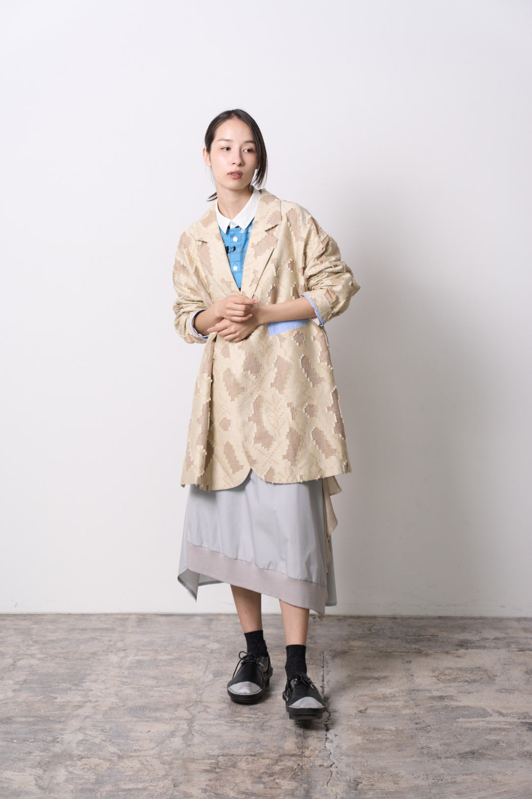 -KASEKI-　ジャケット　col:ベージュ