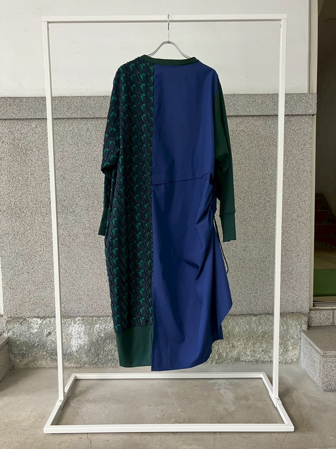 -Diagonal-　ワンピース　col:ネイビー