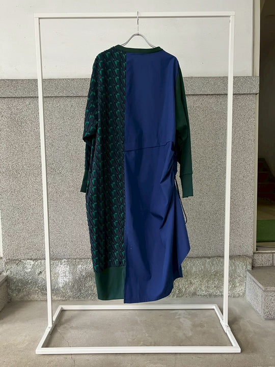 -Diagonal-　ワンピース　col:ネイビー