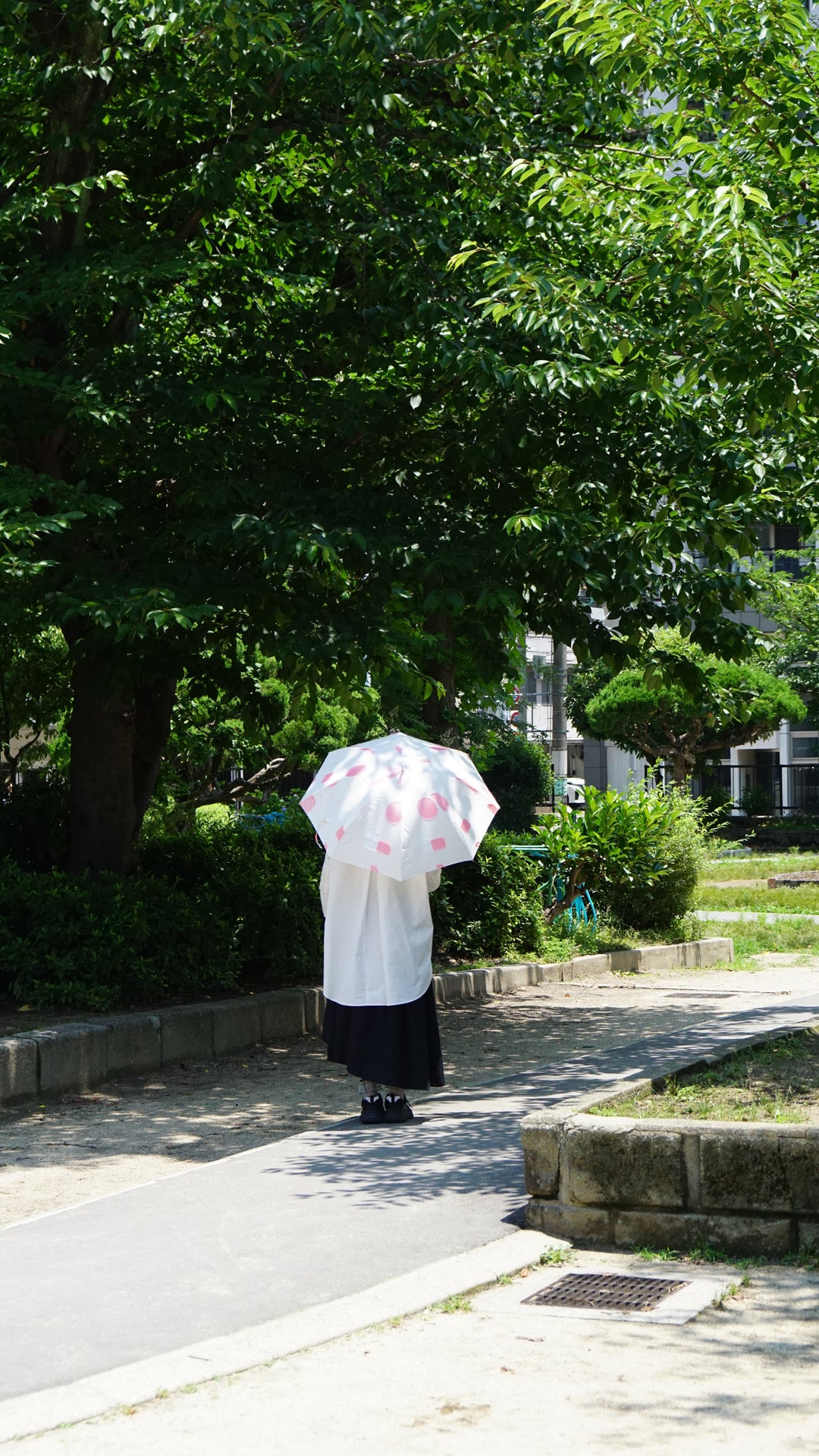 -OSANPO-　晴雨兼用日傘　col:ピンク