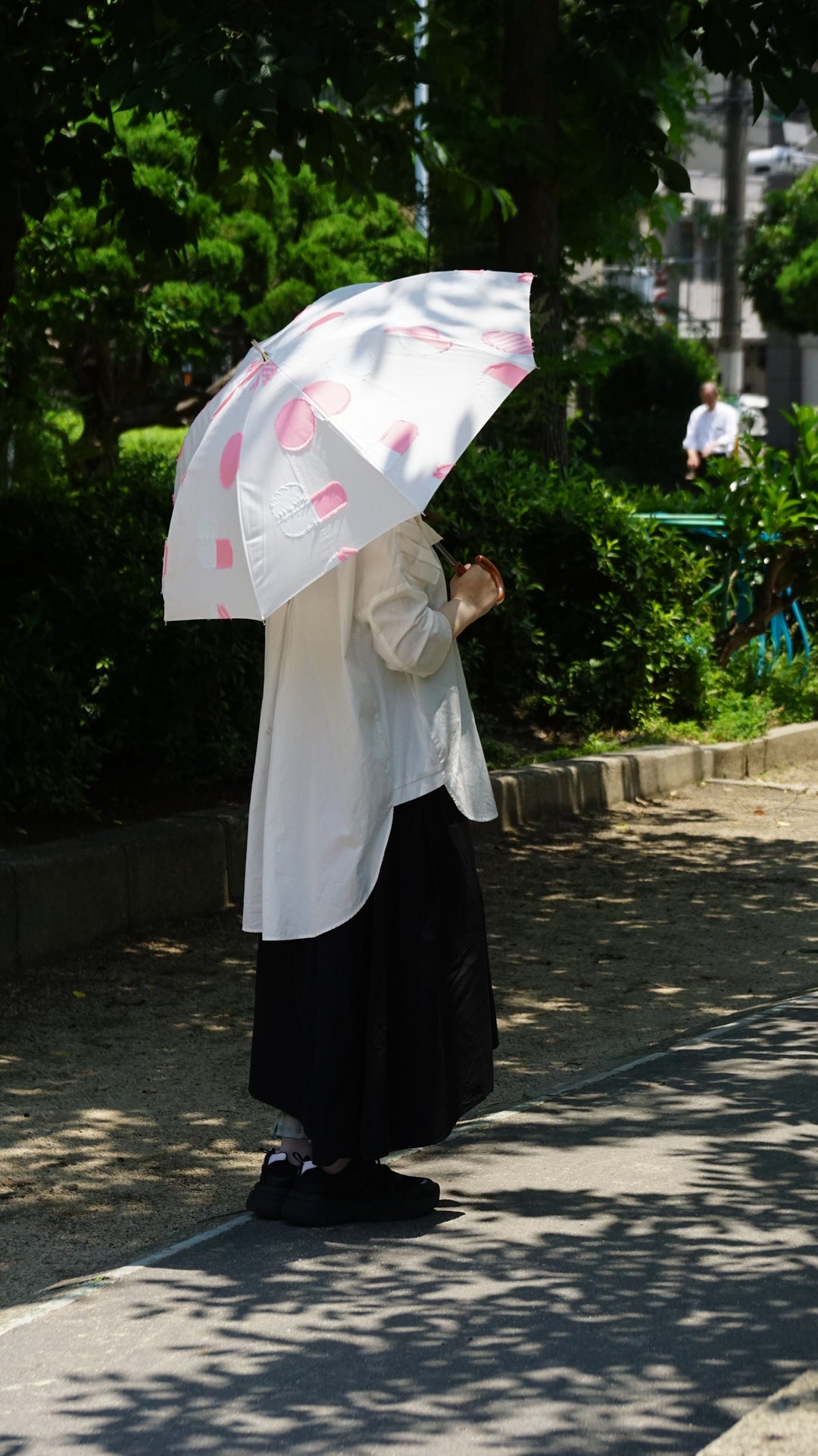 -OSANPO-　晴雨兼用日傘　col:ピンク