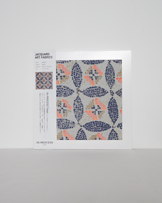 IN-PROCESS Tokyo ジャカードアートファブリック　col:ベージュ