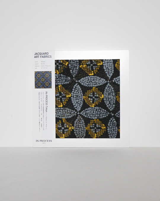 IN-PROCESS Tokyo ジャカードアートファブリック　col:ブラック