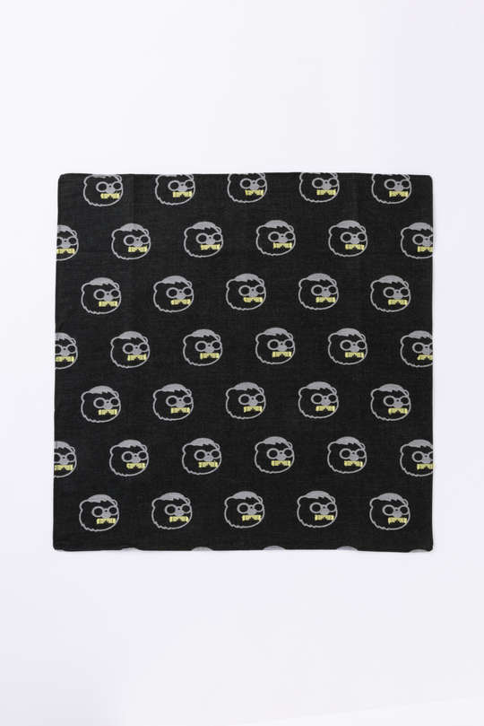 KUMA HIGE FRINGE ジャカードアートファブリック　col:イエロー