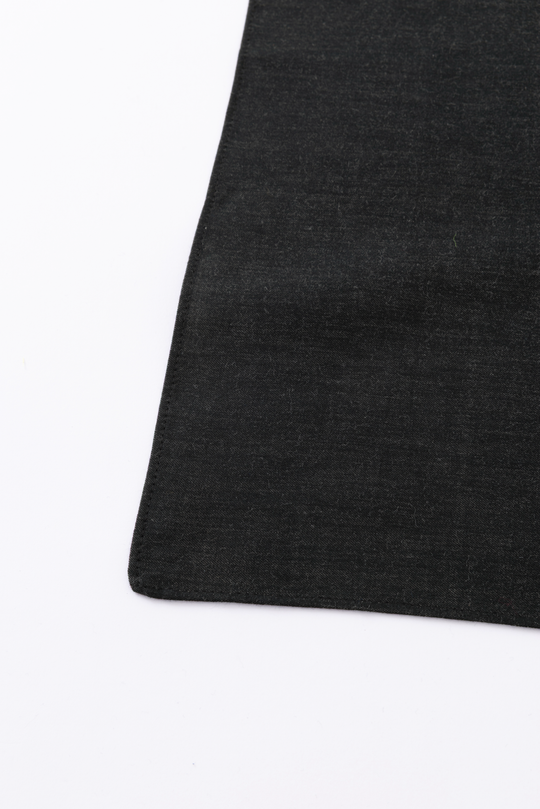 KUMA HIGE BIG ジャカードアートファブリック　col:ブラック