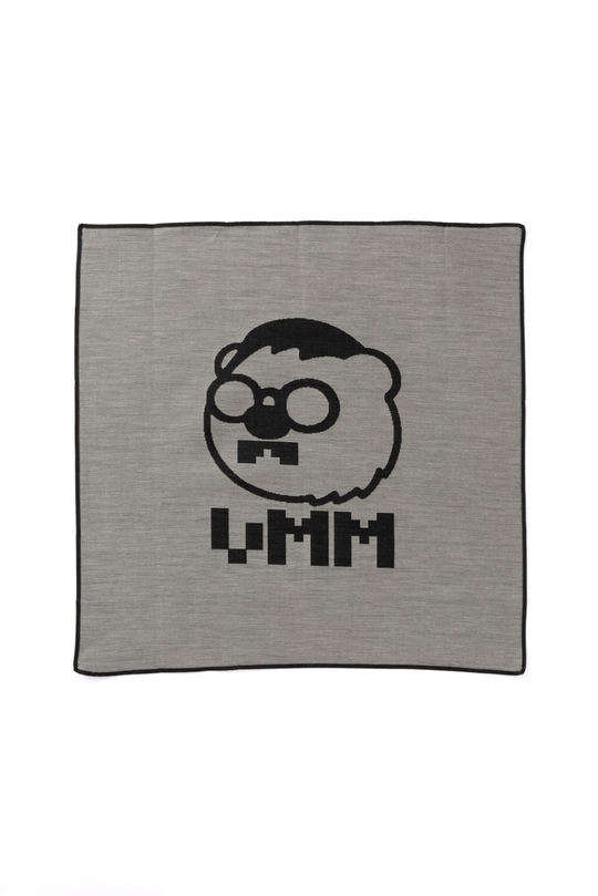 KUMA HIGE BIG ジャカードアートファブリック　col:ブラック