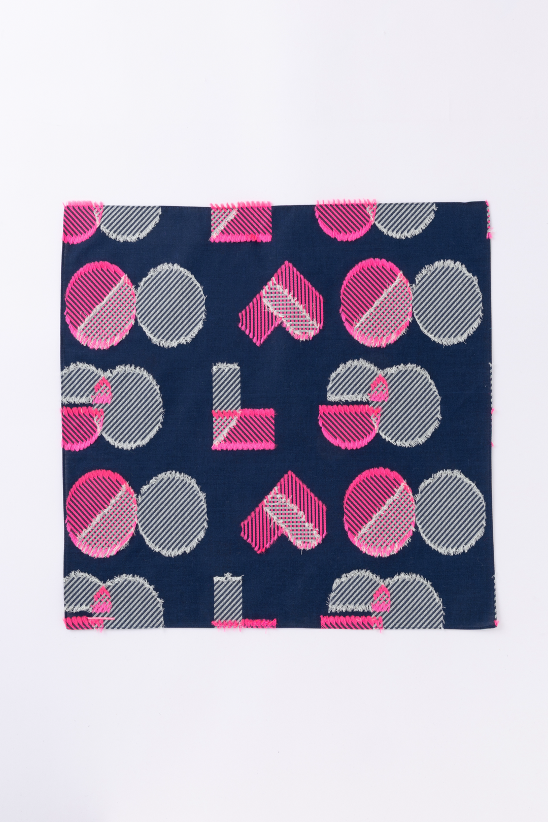 POLSDOT ジャカードアートファブリック　col:ネイビー