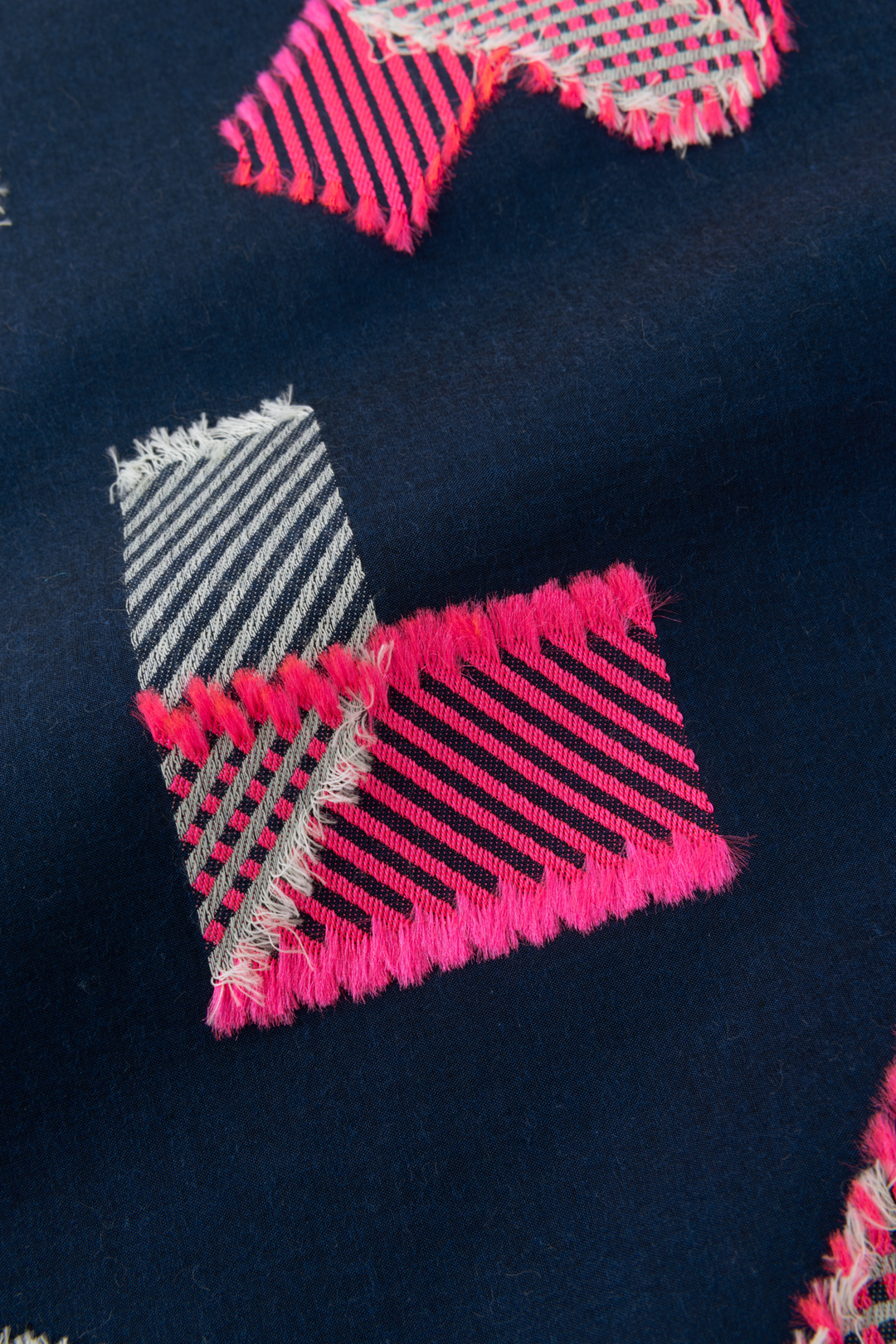 POLSDOT ジャカードアートファブリック　col:ネイビー