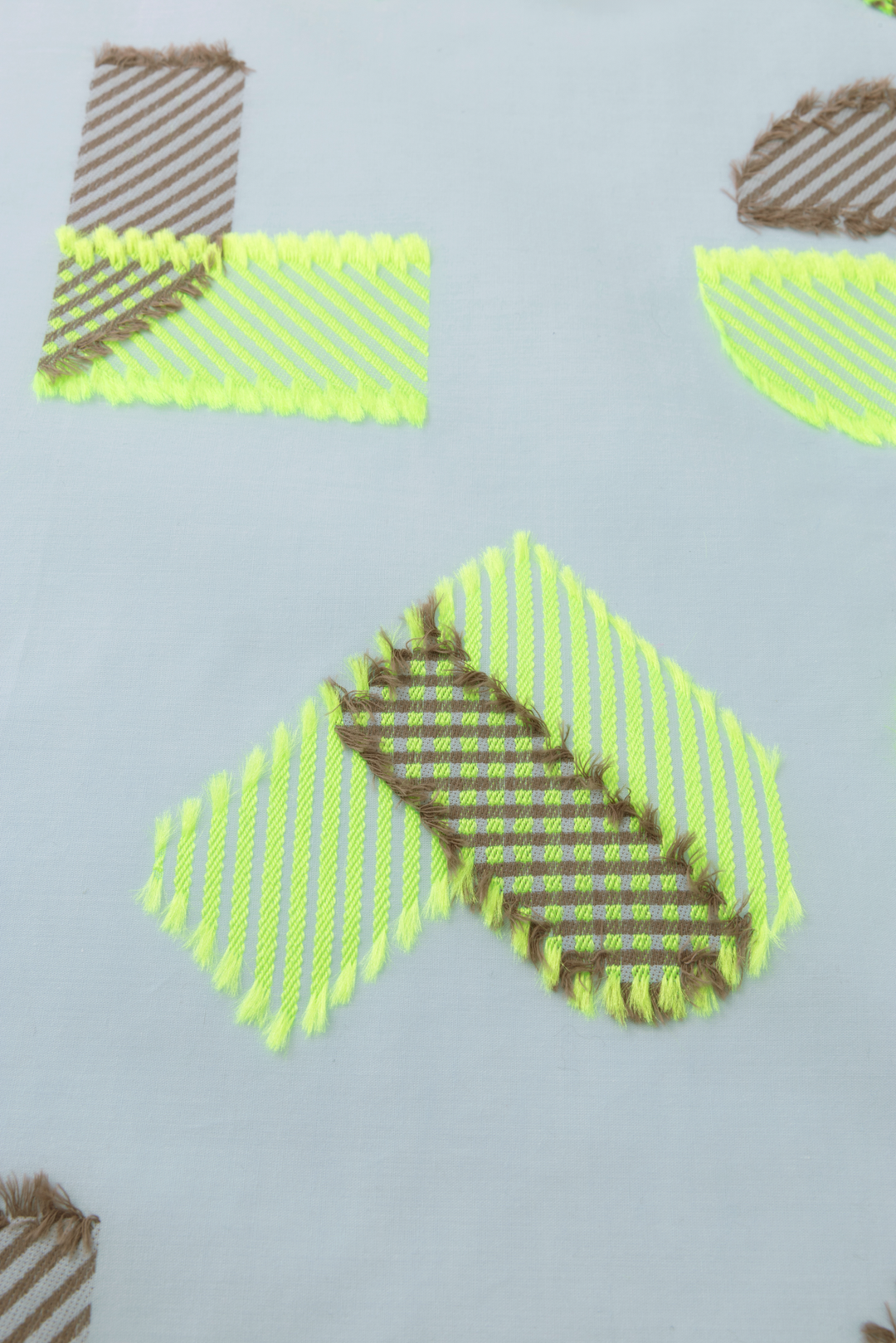 POLSDOT ジャカードアートファブリック　col:サックス