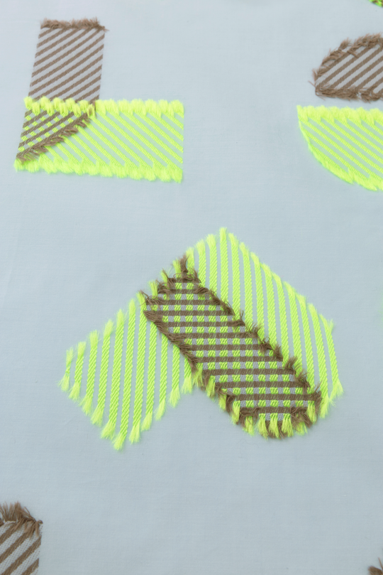 POLSDOT ジャカードアートファブリック　col:サックス