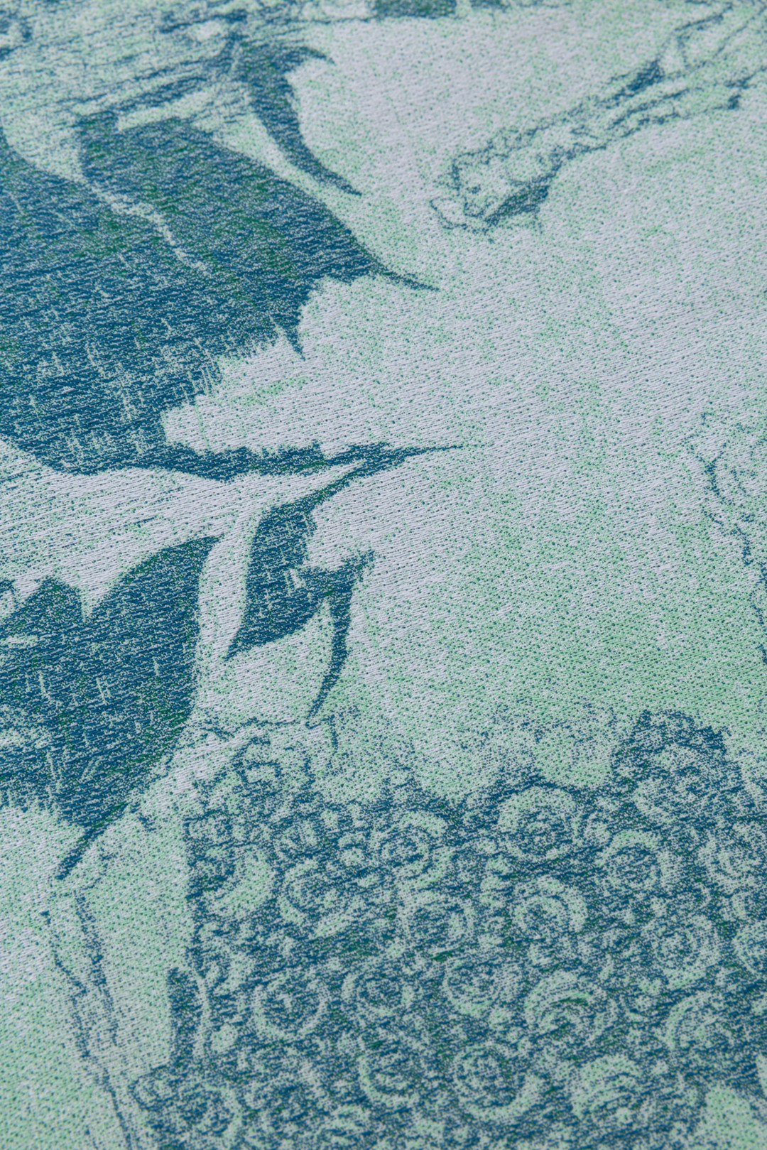 divka ジャカードアートファブリック　col:アクア