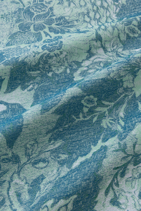 divka ジャカードアートファブリック　col:アクア