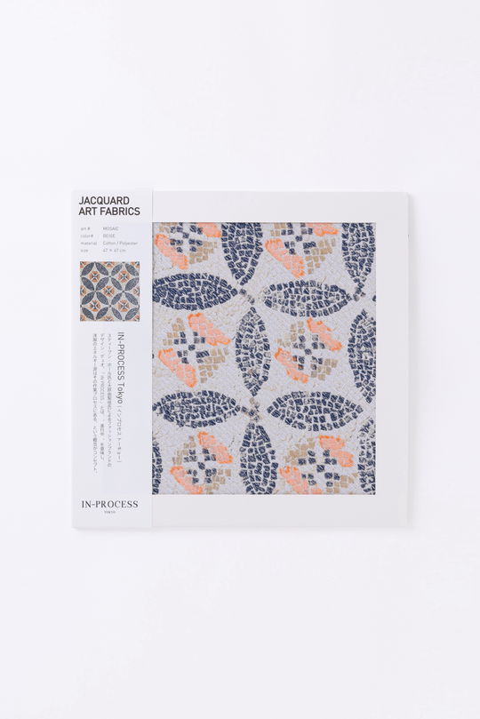 IN-PROCESS Tokyo ジャカードアートファブリック　col:ベージュ