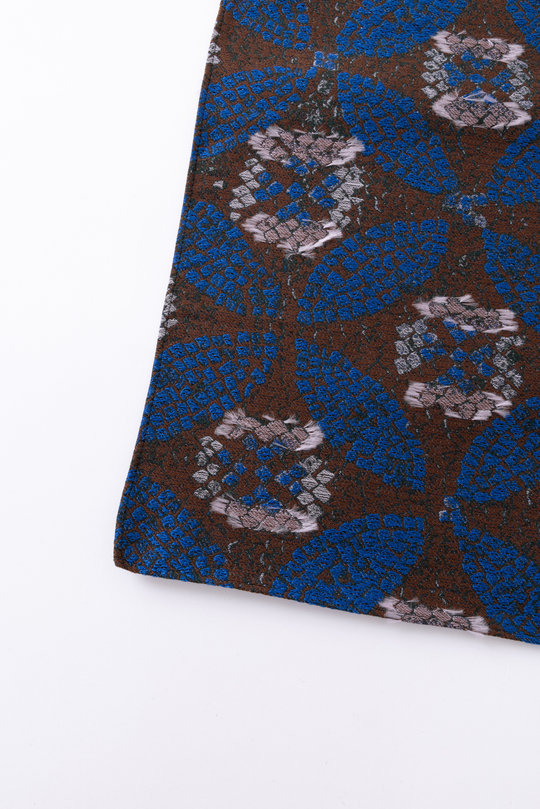 IN-PROCESS Tokyo ジャカードアートファブリック　col:ブラウン