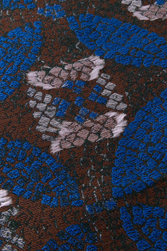 IN-PROCESS Tokyo ジャカードアートファブリック　col:ブラウン