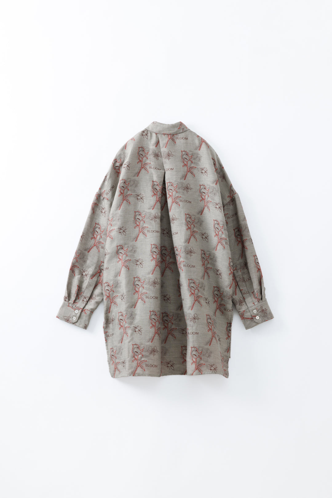 -Letter-　シャツ　col:レッド