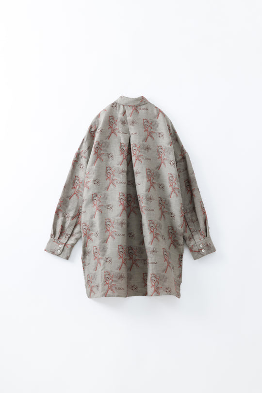 -Letter-　シャツ　col:レッド