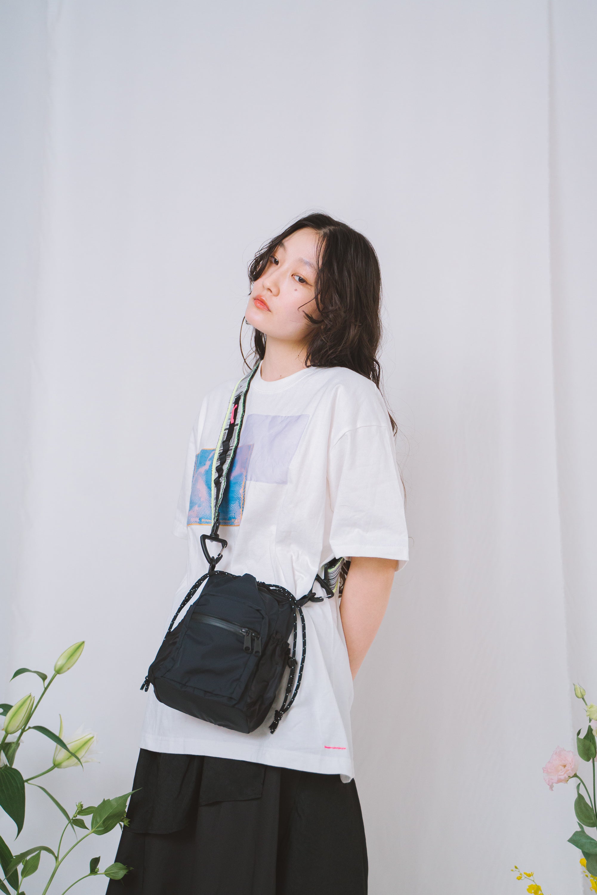 Switchers- 巾着バッグ col:ブラック – POLS