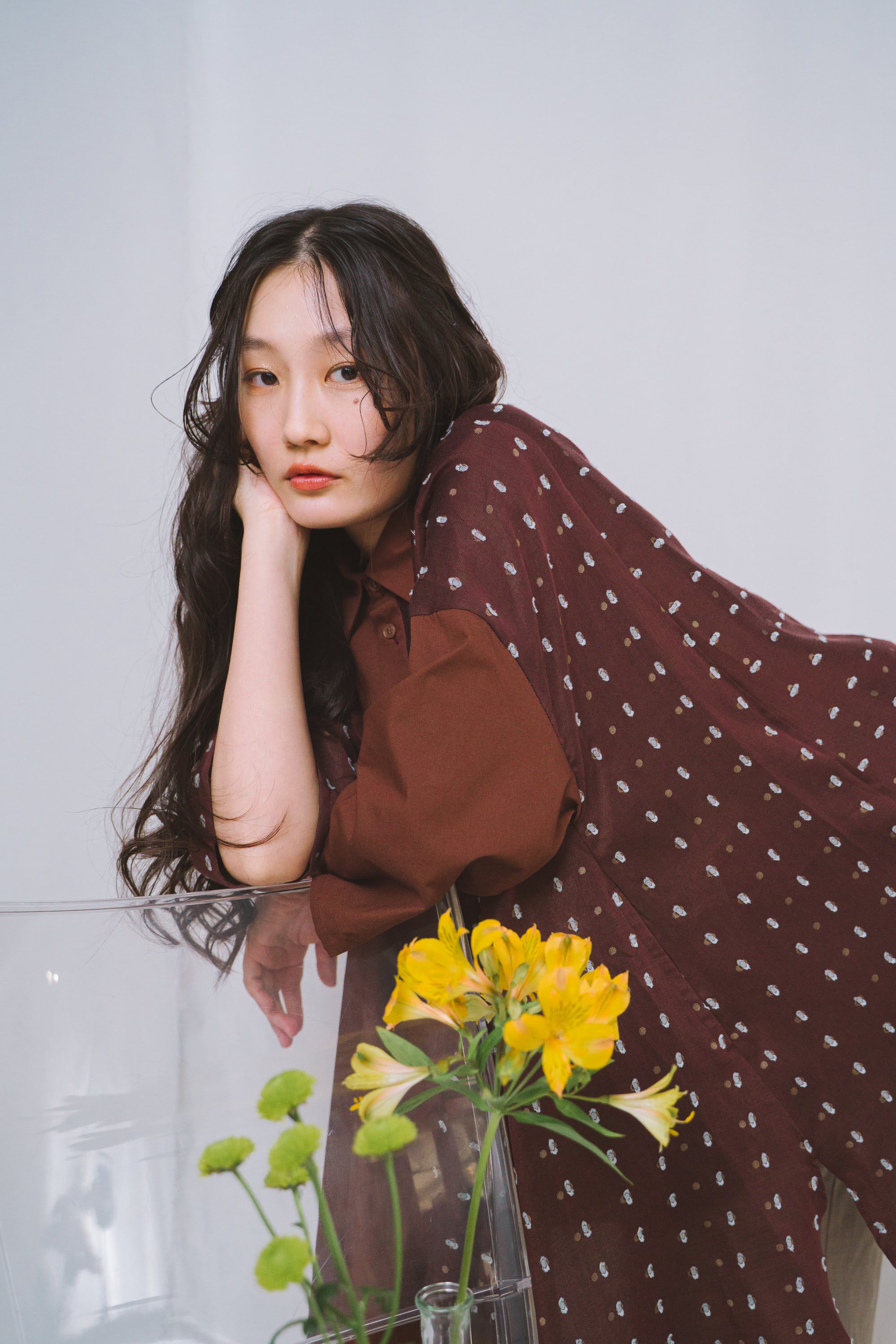 poppy ゴブランチュニック 美品】POPPY ゴブランリボンチュニック グリーン あさぎーにょ