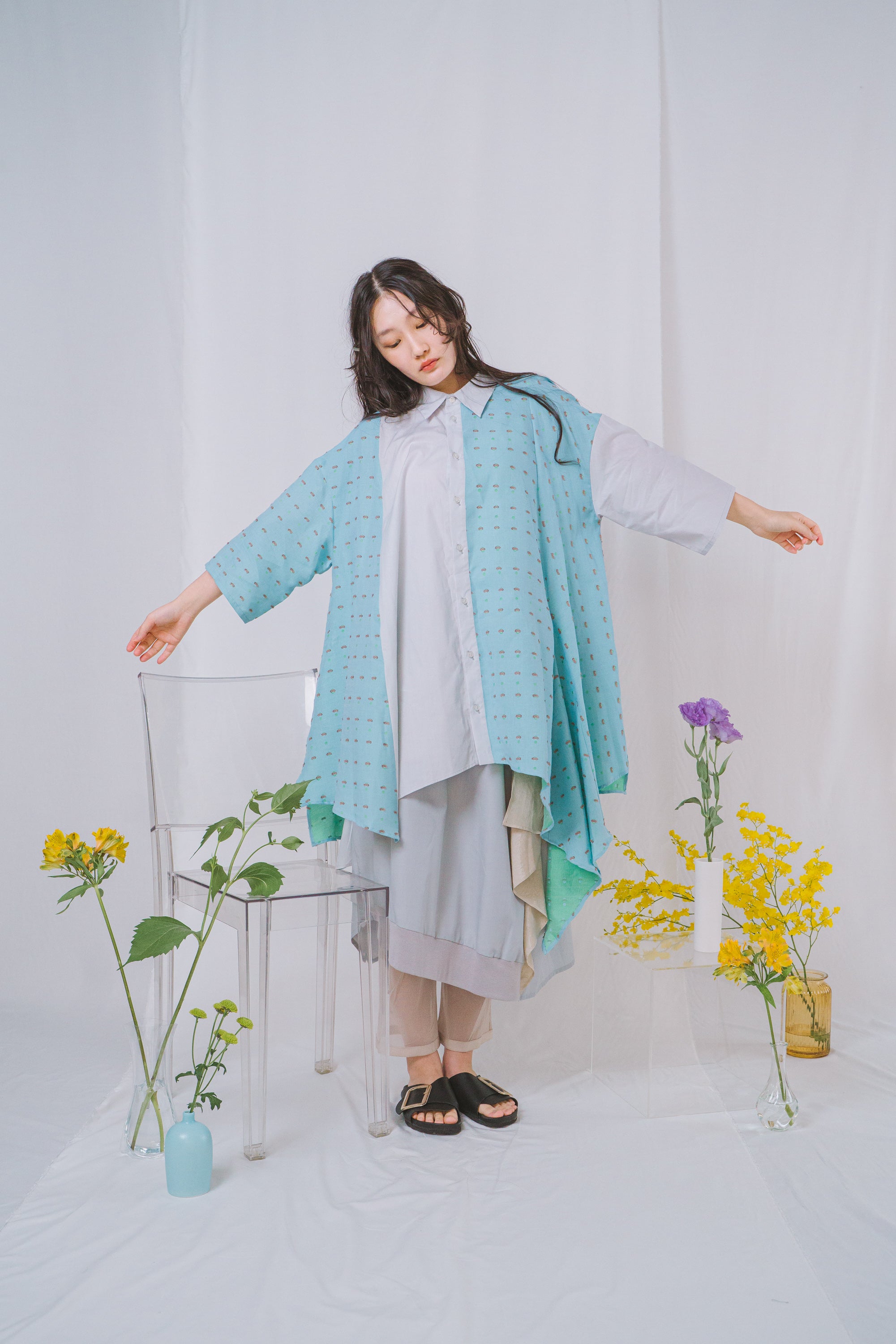 Seed- チュニック col:サックス – POLS