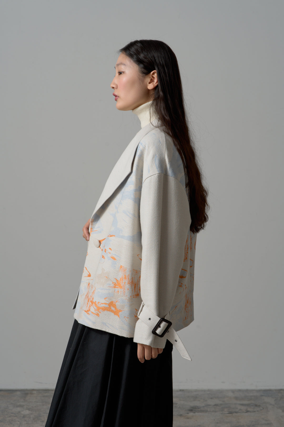 -LAKESIDE-　コート　col:アイボリー