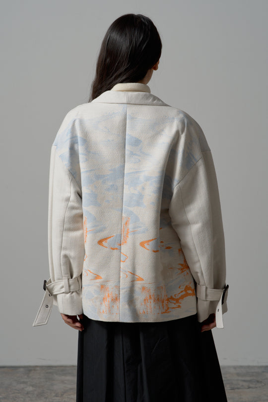 -LAKESIDE-　コート　col:アイボリー