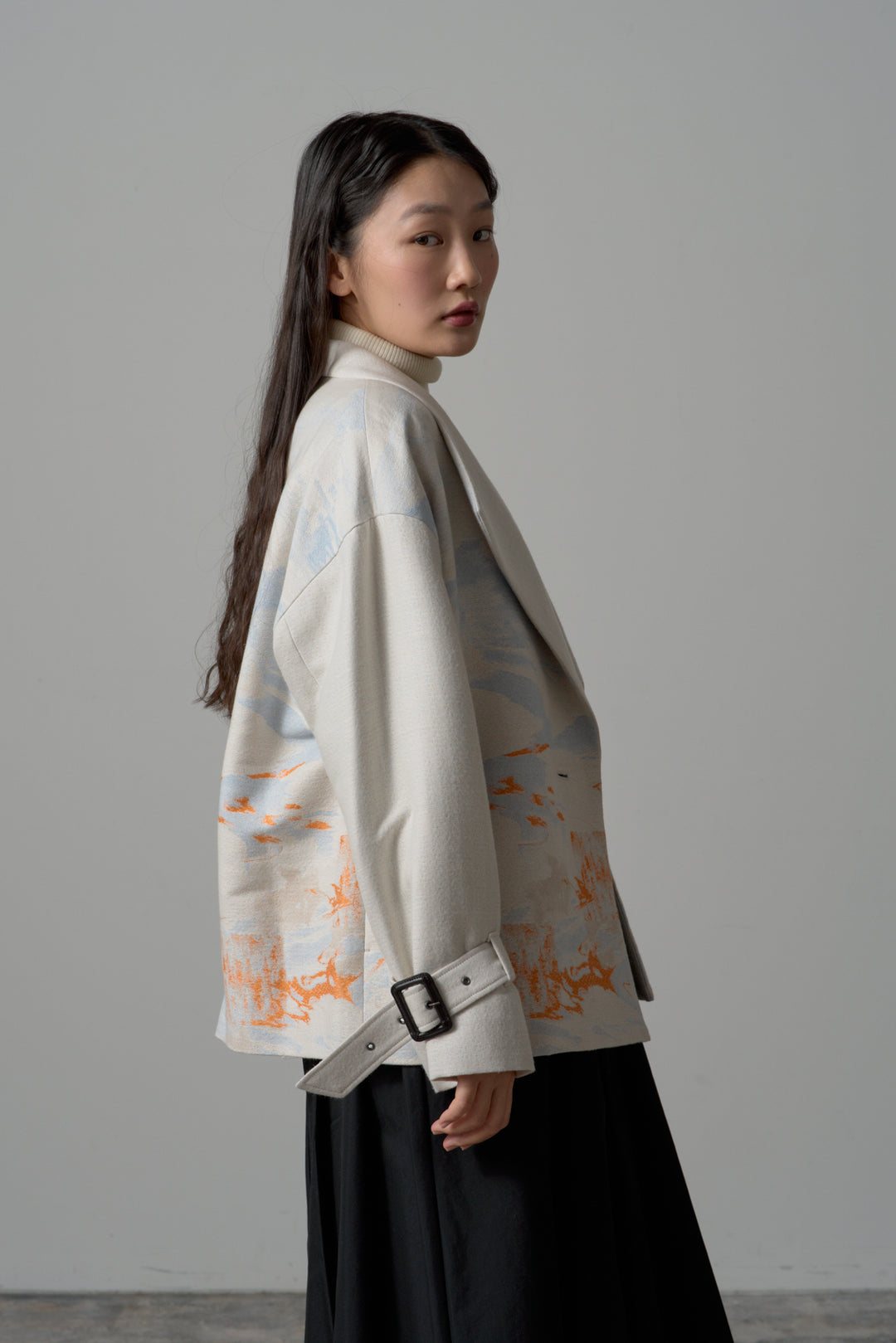 -LAKESIDE-　コート　col:アイボリー