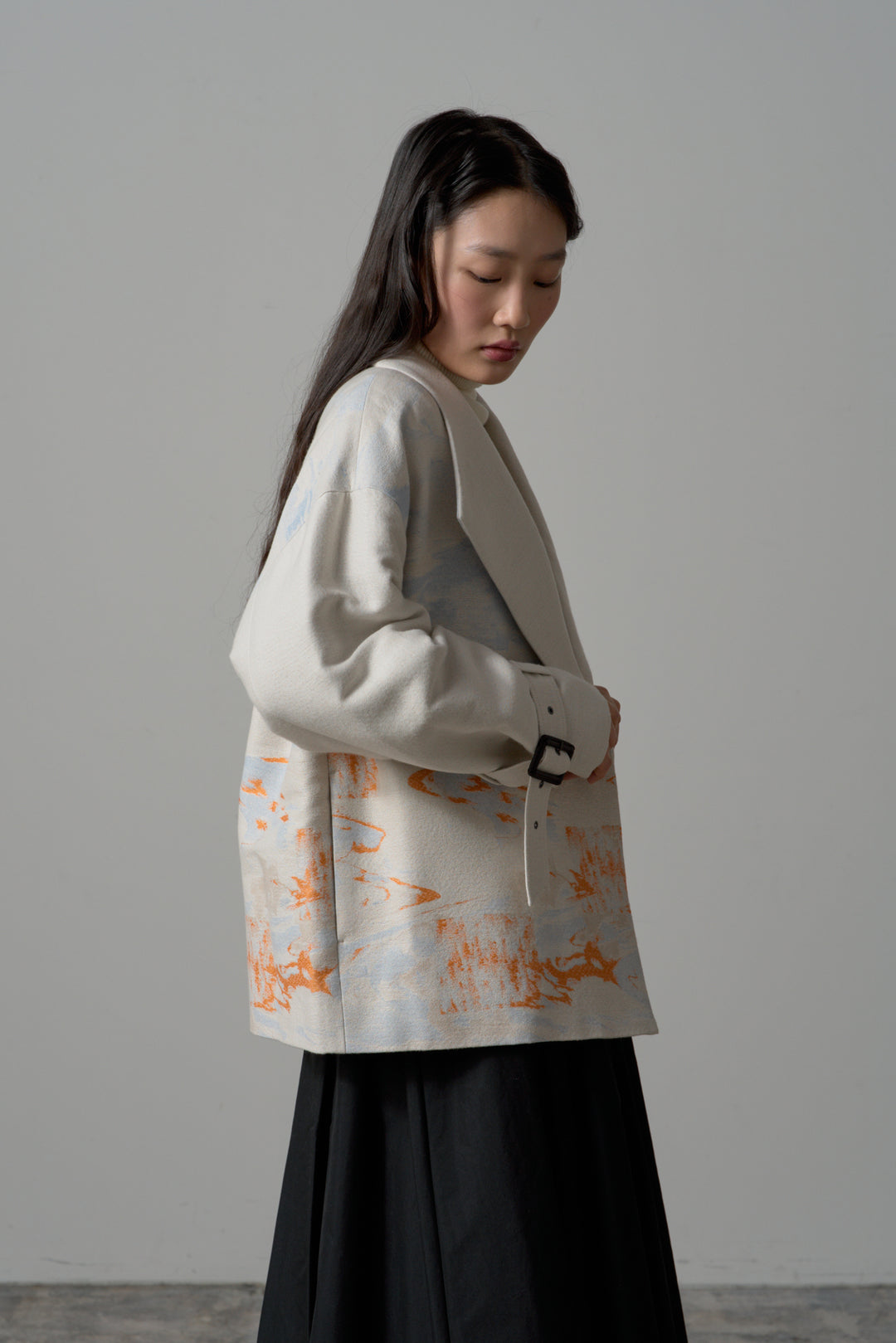 -LAKESIDE-　コート　col:アイボリー