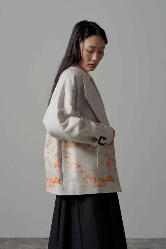 -LAKESIDE-　コート　col:アイボリー