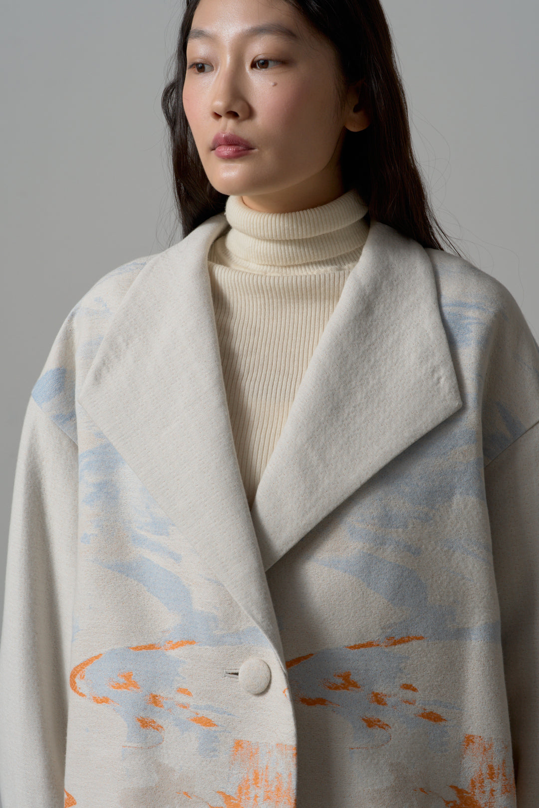 -LAKESIDE-　コート　col:アイボリー