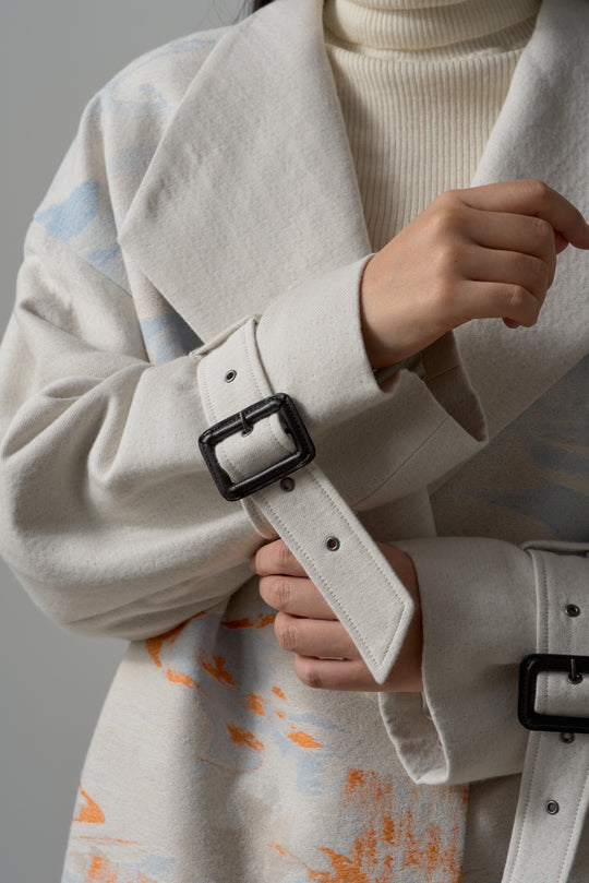 -LAKESIDE-　コート　col:アイボリー